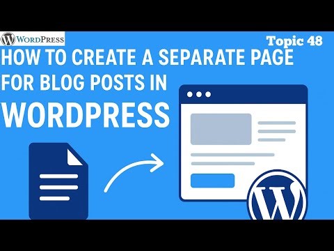 How to Setup a Separate Page for Blog Posts in WordPress 2025 | How to Set a Blog Page in WordPress