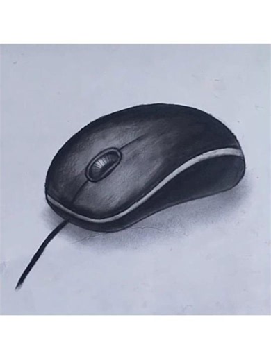 How to draw Computer Mouse drawing