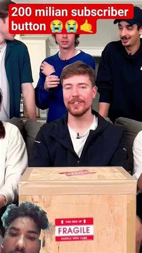 Unboxing My 200M Subscriber Play Button#youtubeshorts