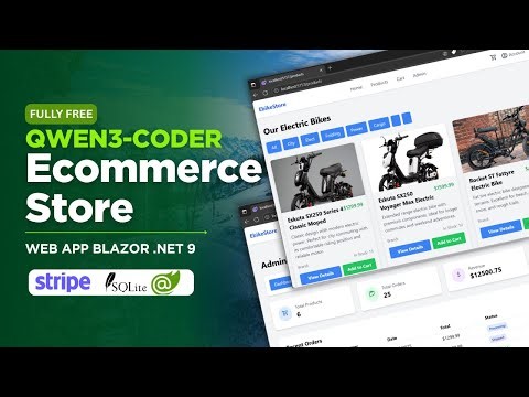 QWEN Code Free: Can beat 200$ Claude Code? I build Ecommerce Store