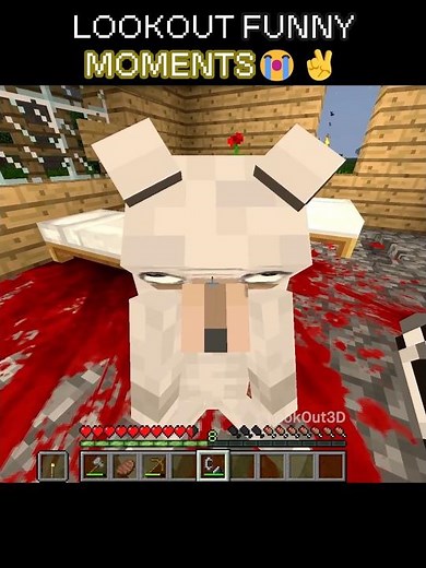 LOOKOUT RAGE BAITING JERRY😭✌️ #minecraft #viral #horror #mod #verity