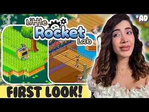 First Look at This NEW Cozy Factory-Building Game | 🚀 Little Rocket Lab Gameplay