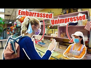 American Girl EMBARRASSES herself speaking CANTONESE! 在纽约唐人街讲普通话与广东话！