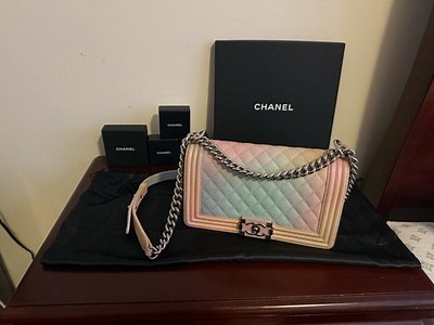 CHANEL Medium Boy Bag Rainbow | eBay
