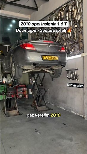 2010 opel insignia 1.6T downpipe - susturucu iptali🔥#yilmazegzoz #gazverelim #egzoz #opelinsignia