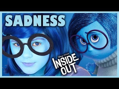 INSIDE OUT SADNESS MAKEUP TUTORIAL! | DISNEY PIXAR COSPLAY! | KITTIESMAMA