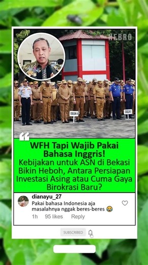 WFH Tapi Wajib Inggris? Perlu atau Gimmick?