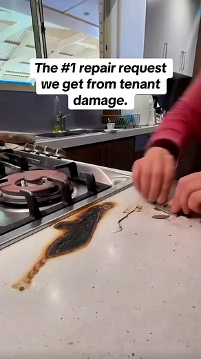 Repair Burn Marks on Benchtops Quickly and Easily