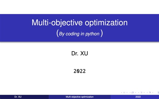 多目标优化 (python pyomo pareto 最优)