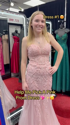 Pink Prom Dress Shopping Vlog #homecomingdresses #promdresses #dresshaul #dressshopping #grwmoutfit