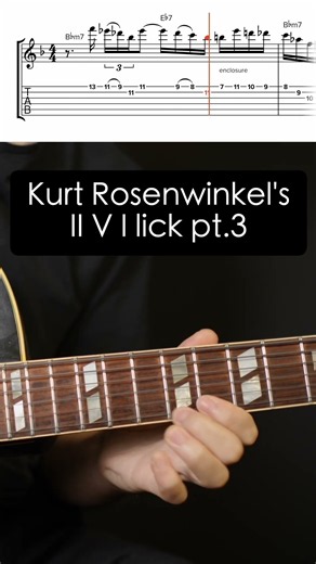 Kurt Rosenwinkel Boplicity solo 3 - altered, enclosure and chromatic approach