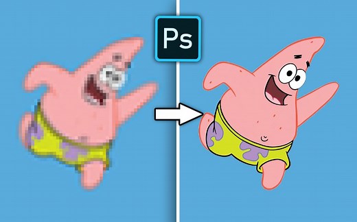 【PS插件】模糊图片一秒变清晰！神奇的位图转矢量图神器！！！