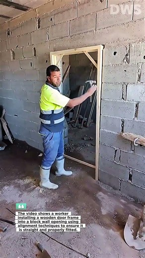 Perfect Door Frame Installation With Fast Alignment Method