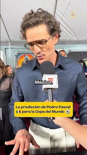 PEDRO PASCAL PREDICE al GANADOR de la COPA DEL MUNDO #pedropascal