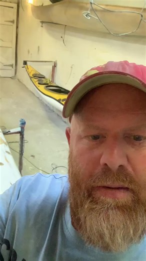 Something new, a larger cockpit hole for longer legs, this is going to be a special order a super light carbon fibre sea kayak when it’s eventually made #seakayak