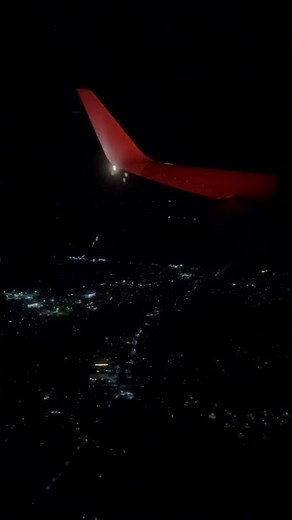 『航空機シリーズ』夜景スポット！#夜間飛行 #jal #航空機動画 #夜景