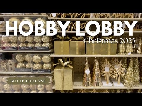 Hobby Lobby Christmas 2025 Shop With Me! 🎄 NEW Holiday Decor Walkthrough