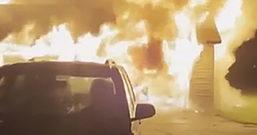 High schoolers returning from prom hailed as heroes for helping save family from fire