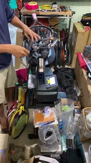 new tennis stringing machine ~~