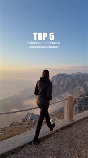 Tourists: What should we do in Croatia? Locals: Everything…and then “nothing” 😄 ⛰️🚴🚣🧗🌊 “nothing” = sea, sun, and swimming #croatia #mapofcroatia