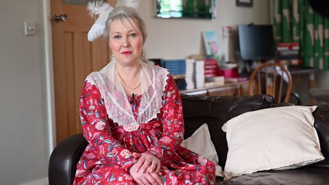 "I live like Jane Austen - I wear Regency-style dresses and write novels"