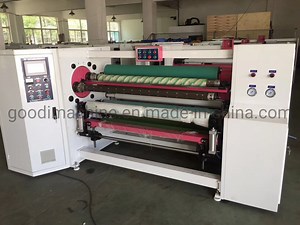 [Hot Item] Double Shafts Masking Paper Tape Rewinding Machine with Automatic Cutting Tape Device