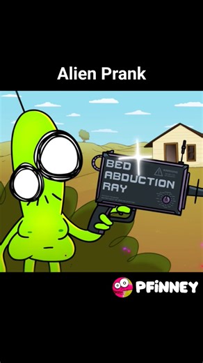 Alien Prank 👽 #animation #animationmeme