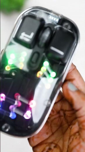 Ready to level up your productivity with Style: Tecphile 111 Transparent wireless mouse