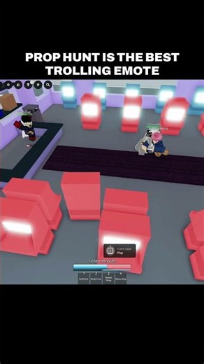 PROP HUNT IS THE BEST TROLLING JJS EMOTE | Jujutsu Shenanigans Roblox #jjs #jujutsushenanigans #jjk