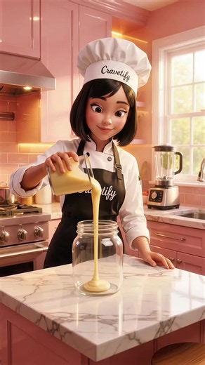 homemade condensed milk with just a few simple ingredients! 🥛🤍 would you make this at home? #condensedmilk #foodtok #easyrecipes #homemade #cravetify