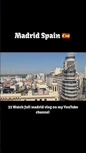 🇪🇸 What makes Madrid so special? ✨ #Madrid #Spain