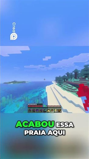 Explorando a Praia e a Construção Secreta! #minecraft #survival #mcpe #meumapa