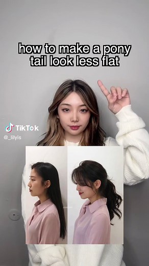 Korean Ponytail Hairstyle Tips for Volume | Easy Ponytail Tricks