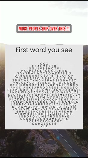 🧐 Let’s test how sharp your eye is. Write the first word you see! 👁️ #FunQuiz #FBShorts #TestYourMind #HeartTalks #MustWatch | Psyvia
