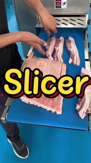 High efficiency parallel slicer for commercial use#foodmachine #decompression #slicer #cutter