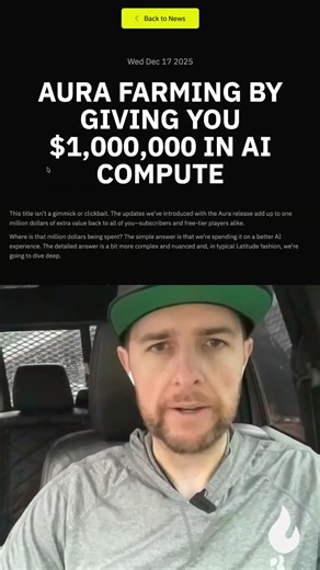 AI Dungeon on Instagram: "Our latest release adds up to nearly $1,000,000 of AI compute given back to players through extended context, new models, and performance upgrades. All so your stories can go further. Read more on our blog: aidungeon.com/aura #InteractiveStory #GamingReels #gamingmemes #aicommunity #aimodel"