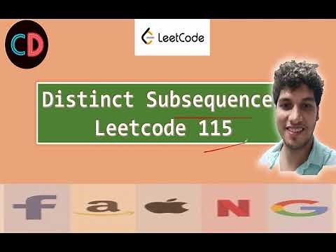 Distinct Subsequences | Leetcode 115 | Live coding session