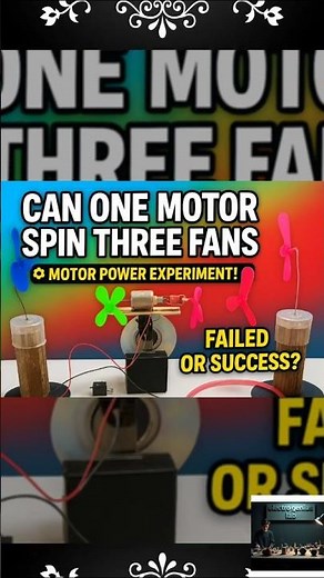 "MOTOR EXPERIMENT FAILED!""We Tried… But It Didn’t Work ""DIY SCIENCE PROJECT 🔧"