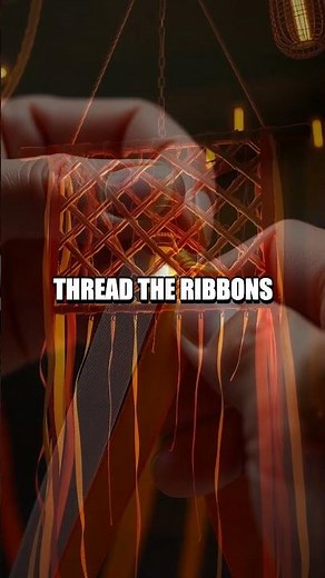 Ribbon Weave Wall Hanging DIY Fresh Textile Art