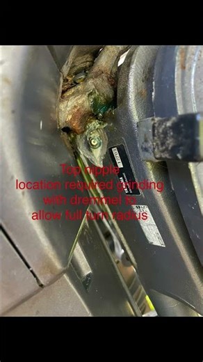 Fixing a seized outboard steering