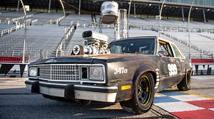 Can Finnegan's Blown Fairmont Take on a Pro NASCAR Racer?