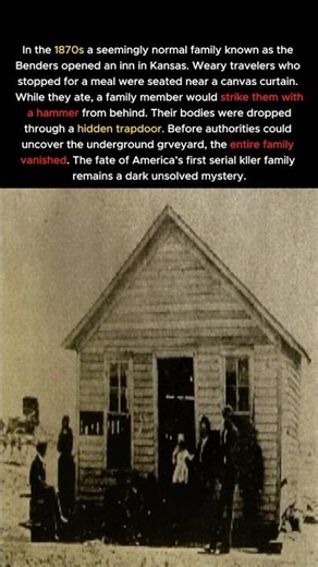 America's First Family of K*llers 🏚️🔨 #darkhistory #facts