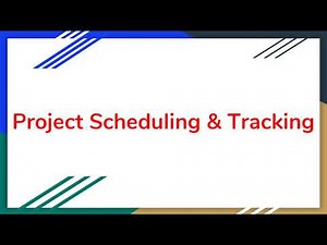 Software engineering : Project Scheduling and Tracking
