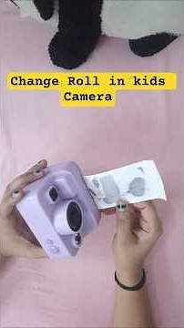 How to Change Roll in kids Camera | Kids Camera | Instant Print Camera #kidscamera #minicamera