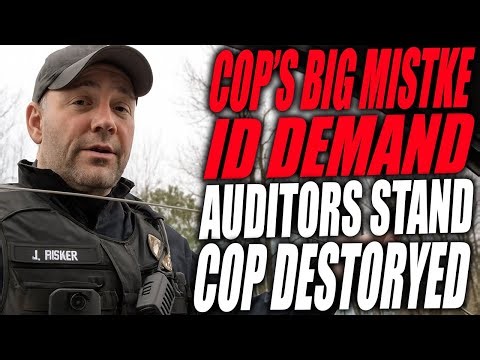 Cop Makes The BIGGEST Mistake of His Life! AUDITORS DESTROY ID Demand!