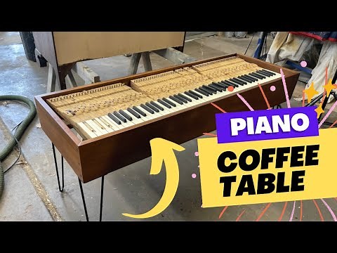 Creating a Coffee Table with Piano Keys