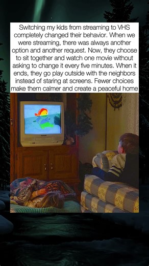 Switching My Kids Streaming to VHS