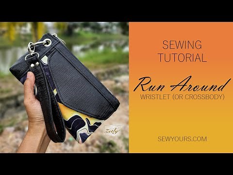 Sew a Run Around Wristlet Bag with Melissa of Sew Yours