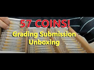 57 Coin Grading Submission Unboxing Reveal! ANACS Graded