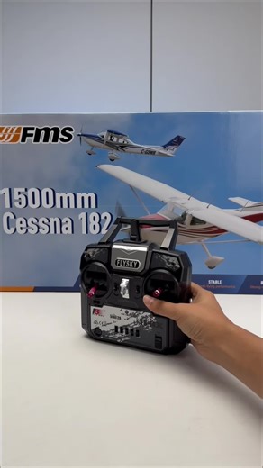 Classic model, perfect replica. Watch the FMS 1500mm Cessna182 on the ground and in the sky! ✈️ #FMS #Cessna182 #RCPlanes #ClassicReborn #fms #FMShobby #FMSmodel #ExploreWithFMS #FMSchallenge #RCplane #RCHOBBY #RClife | FMSmodel